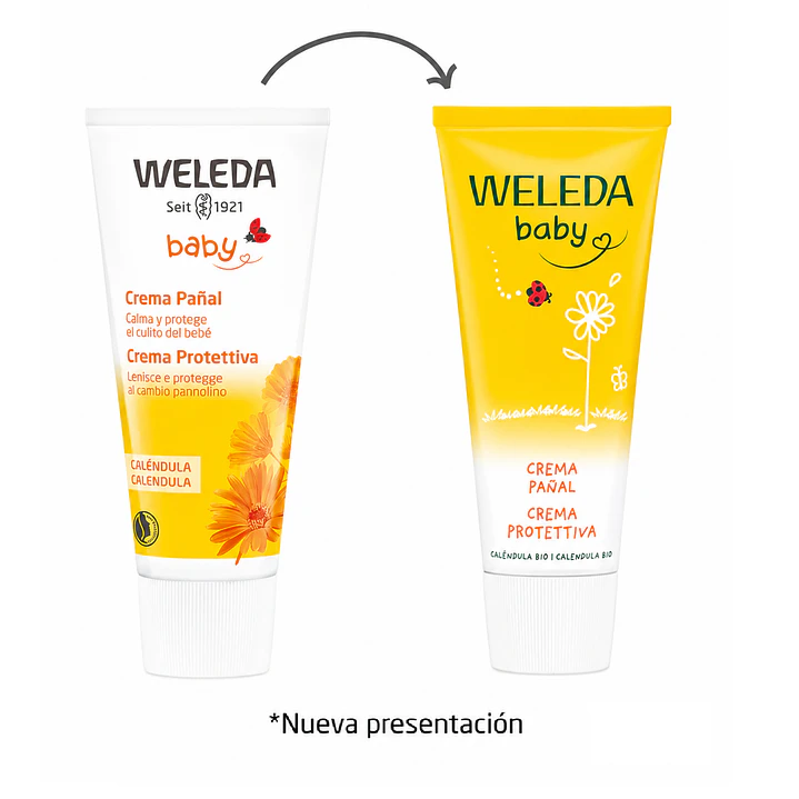Crema Pañal De Caléndula Weleda Baby Antipañalitis 75ml 2