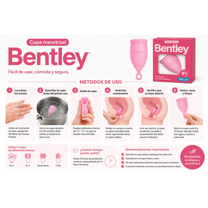 Copa Menstrual Bentley Talla S T-1 6