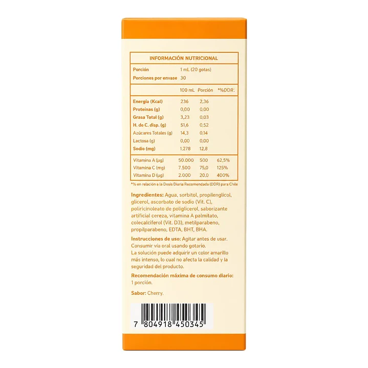 Infor Probaby Gotas Vitaminas A C y D 30 ml 3