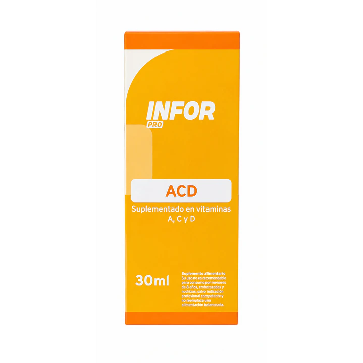 Infor Probaby Gotas Vitaminas A C y D 30 ml 2