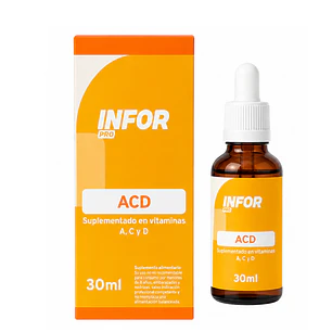 Infor Probaby Gotas Vitaminas A C y D 30 ml