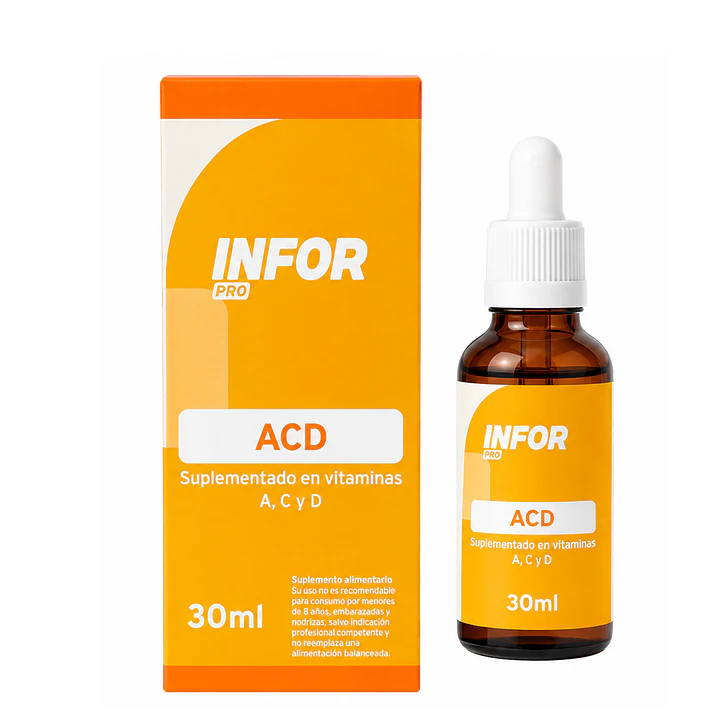 Infor Probaby Gotas Vitaminas A C y D 30 ml 1