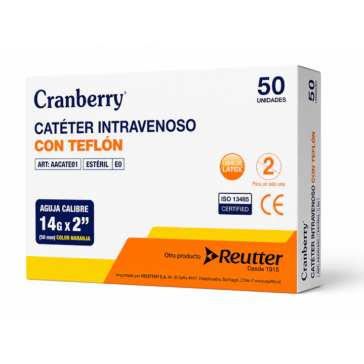 Catéter Intravenoso 14G x 2