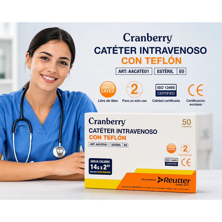 Catéter Intravenoso 14G x 2