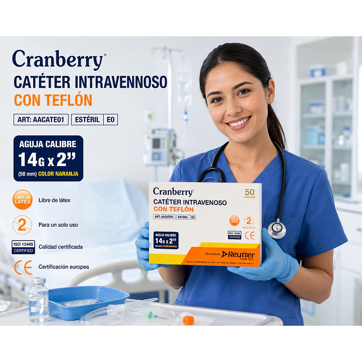 Catéter Intravenoso 14G x 2