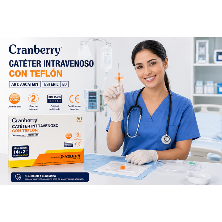 Catéter Intravenoso 14G x 2