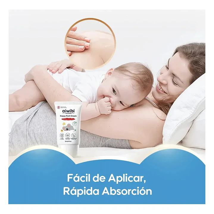 Pomada Rosadura Bebé Aiwibi Crema Protección Pañal 55 mL 7