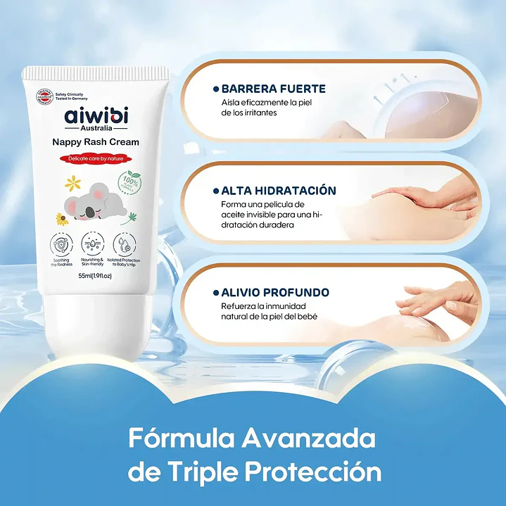 Pomada Rosadura Bebé Aiwibi Crema Protección Pañal 55 mL 3