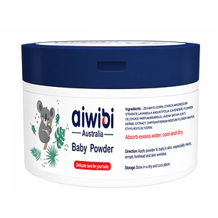Polvo Corporal Para Bebé Sin Talco Aiwibi 140G