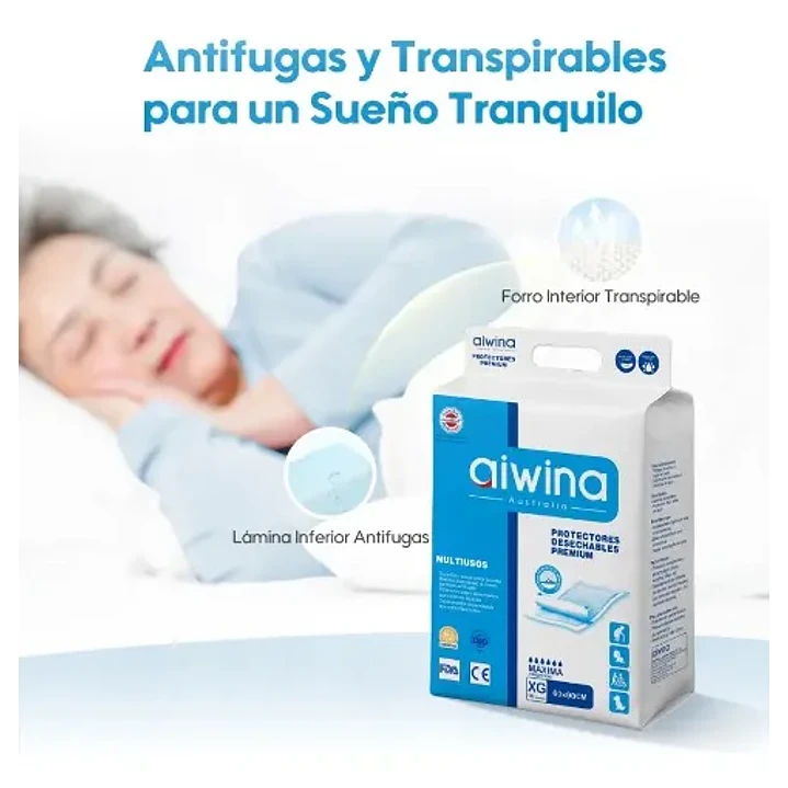 Protectores Desechables Sabanillas Premium Aiwina x10 2