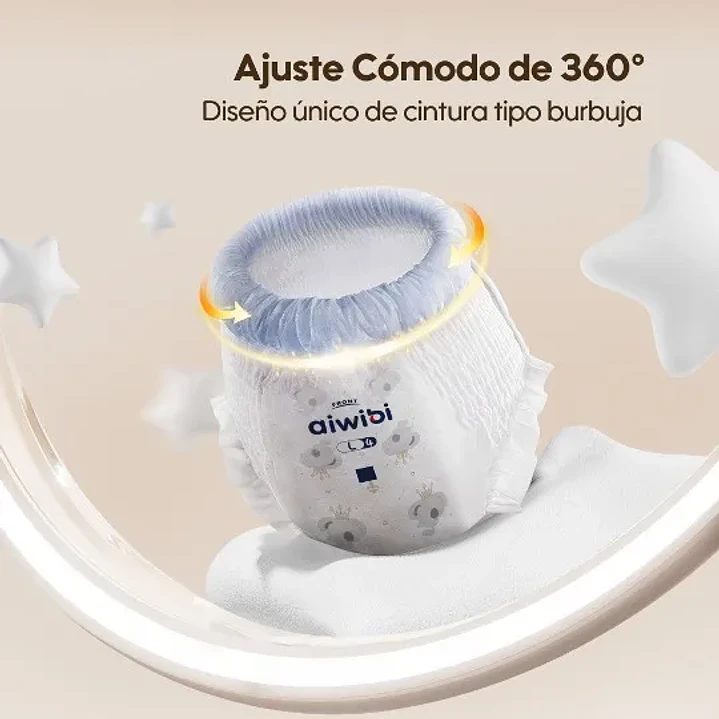 Pañales Aiwibi Máxima Comodidad Talla G 48 Unidades 5