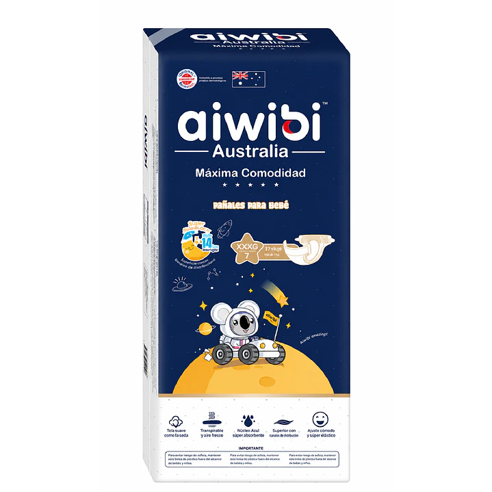 Pañales Aiwibi Máxima Comodidad XXXG x34 Unidades 1