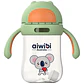 Vaso con Bombilla Aiwibi para Bebés Verde +6 Meses 300 ml - Miniatura 1