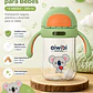 Vaso con Bombilla Aiwibi para Bebés Verde +6 Meses 300 ml - Miniatura 2
