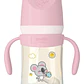 Mamadera Anticólicos Aiwibi Tritan Rosado con Asas +6m 80ml - Miniatura 1