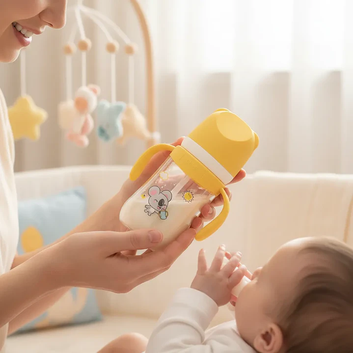 Mamadera Anticólicos Aiwibi Tritan Amarillo 270ml  5