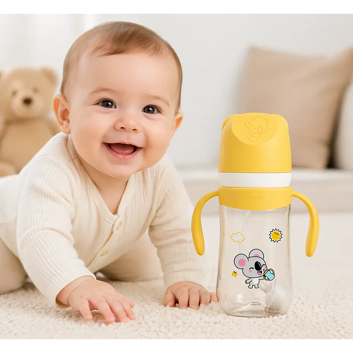 Mamadera Anticólicos Aiwibi Tritan Amarillo 270ml  2