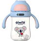 Vaso con Bombilla Aiwibi Azul +6 Meses 300 ml - Miniatura 2