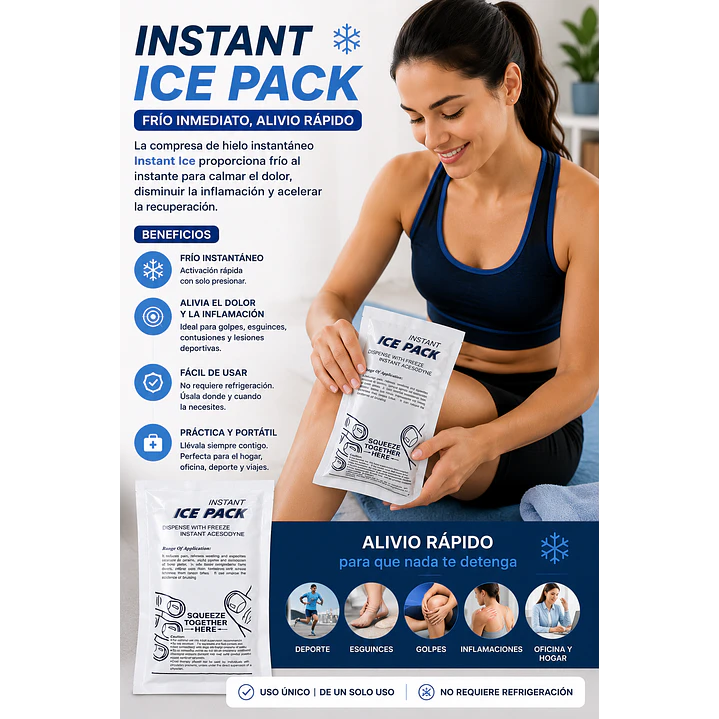 Compresa De Hielo Instantaneo Instant Ice (unidad) 5