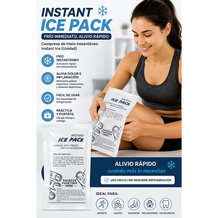 Compresa De Hielo Instantaneo Instant Ice Pack x5  4
