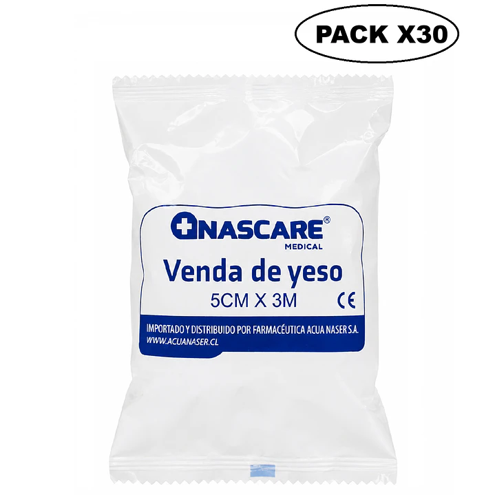 Venda de Yeso 5 cm x 3 m Yesoterapia para Lesiones y Moldes Pack x30 1