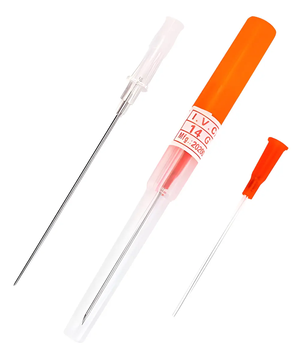 Catéter IV Nascare Teflón Radiopaco 14G x 1"