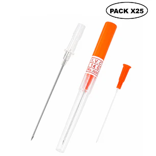 Catéter IV Nascare Teflón Radiopaco 14G x 1