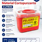 Caja Eliminación De Material Cortopunzante 3 Litros - Miniatura 5