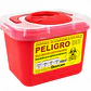 Caja Eliminación De Material Cortopunzante 3 Litros - Miniatura 1