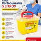 Caja Eliminación De Material Cortopunzante 5 Litros - Miniatura 4