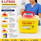 Caja Eliminación De Material Cortopunzante 5 Litros - Miniatura 6