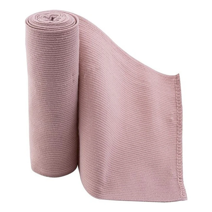 Venda Elastica Color Piel 10cmx4.5m + 2 Sujetadores Pack x12 3