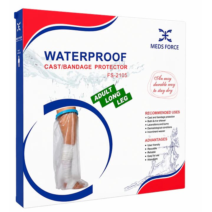 Protector Impermeable Yeso/vendaje Adulto Pierna Completa 1