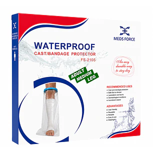 Protector Impermeable Yeso/vendaje Adulto Media Pierna