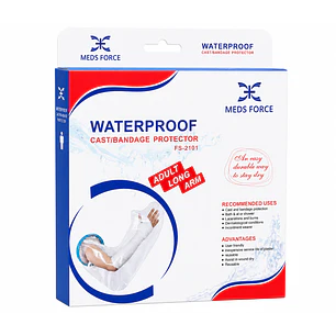 Protector Impermeable Yeso/vendaje Adulto Brazo Completo 