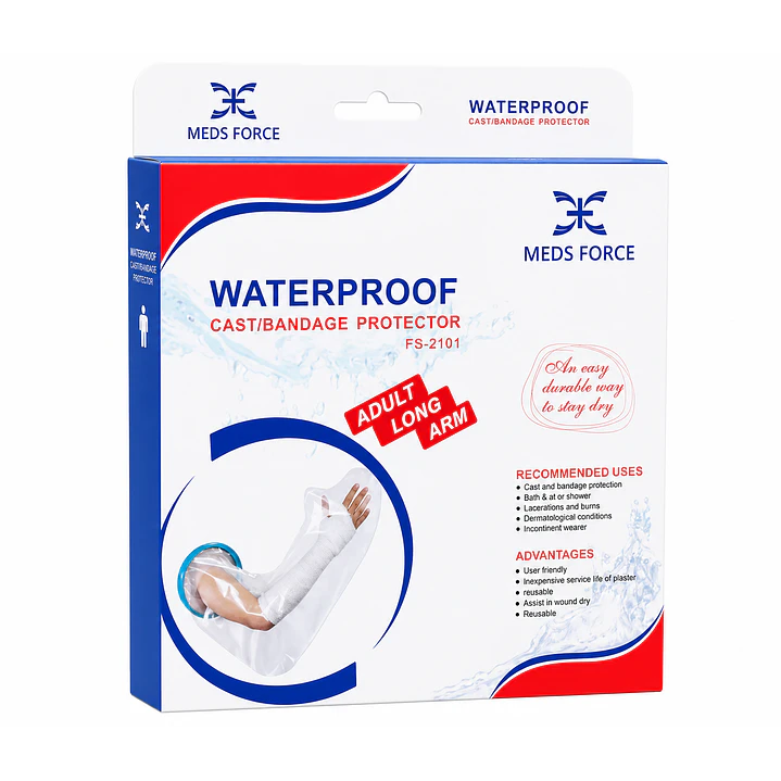Protector Impermeable Yeso/vendaje Adulto Brazo Completo  1