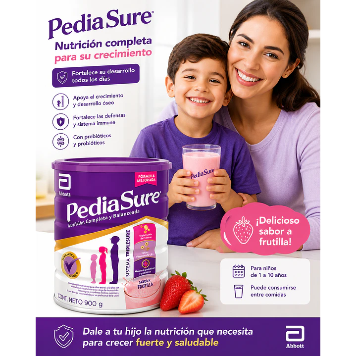 Pediasure Frutilla 900g 6