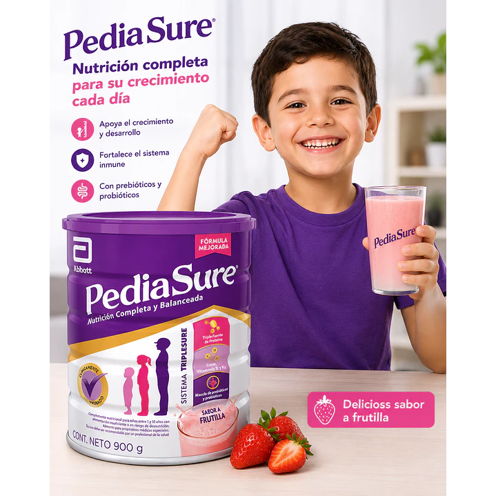 Pediasure Frutilla 900g 7