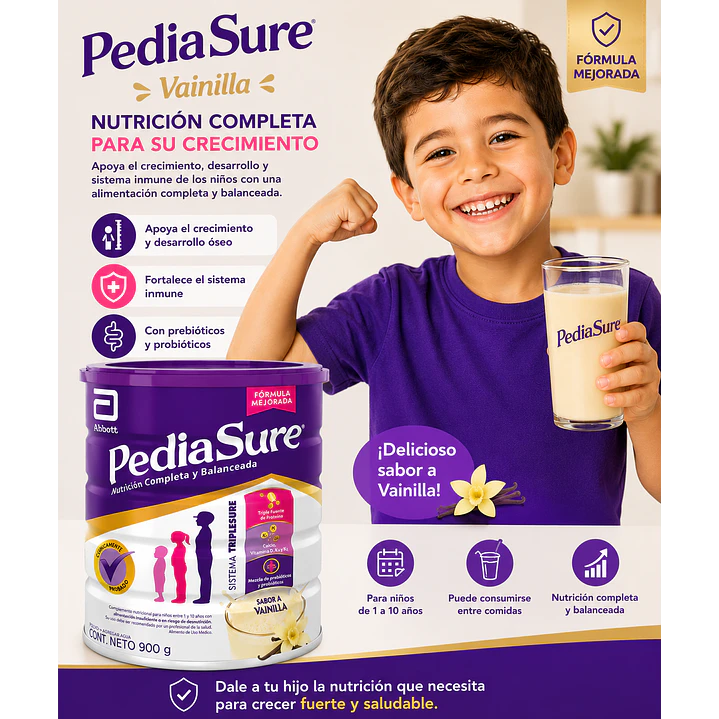 Pediasure Vainilla Polvo 900grs 5