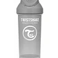 Twistshake Vaso con Bombilla Straw Cup 360 ml Gris Pastel - Miniatura 2