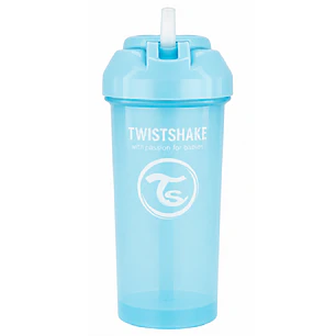 Twistshake Vaso Con Bombilla Straw Cup 360ml Azul