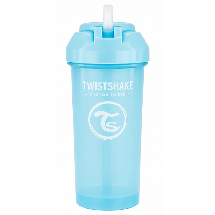 Twistshake Vaso Con Bombilla Straw Cup 360ml Azul 1