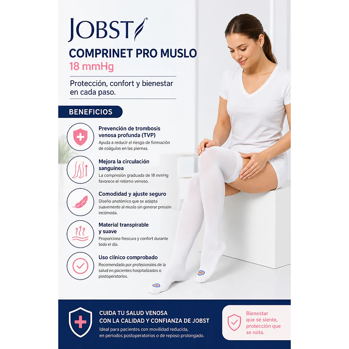 Medias Antiembólicas Jobst Comprinet Pro Muslo 18mmhg 5