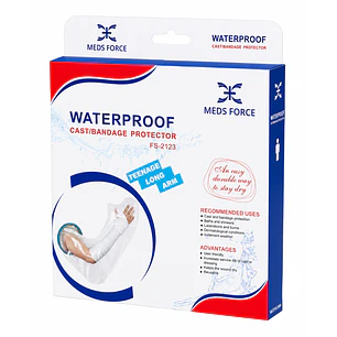 Protector Impermeable Yeso/vendaje Adolescente Brazo Completo