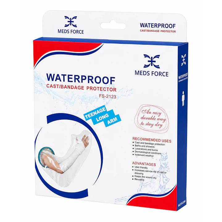 Protector Impermeable Yeso/vendaje Adolescente Brazo Completo 1