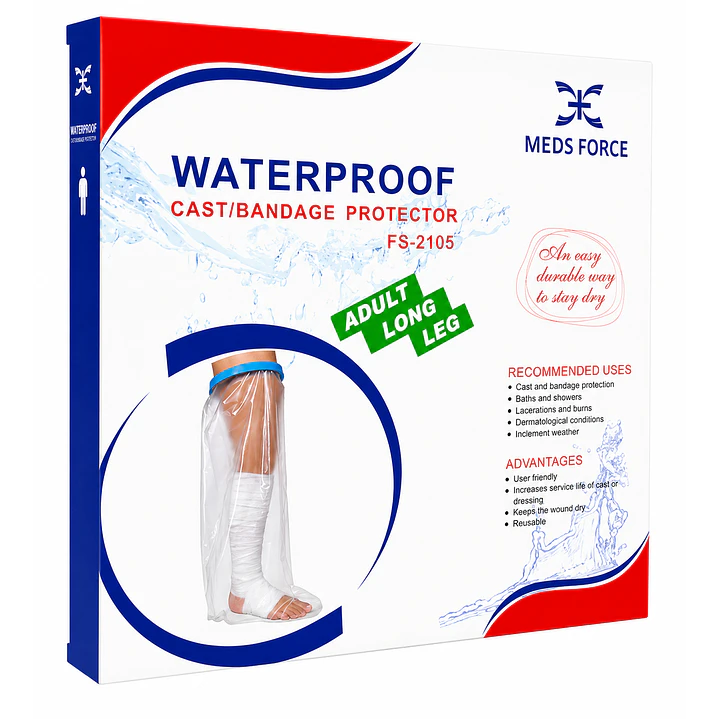 Protector Impermeable Yeso/vendaje Adolescente Pierna Completa 1