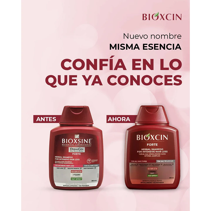 Bioxcin Forte Shampoo Anticaída Capilar 300 ml  2