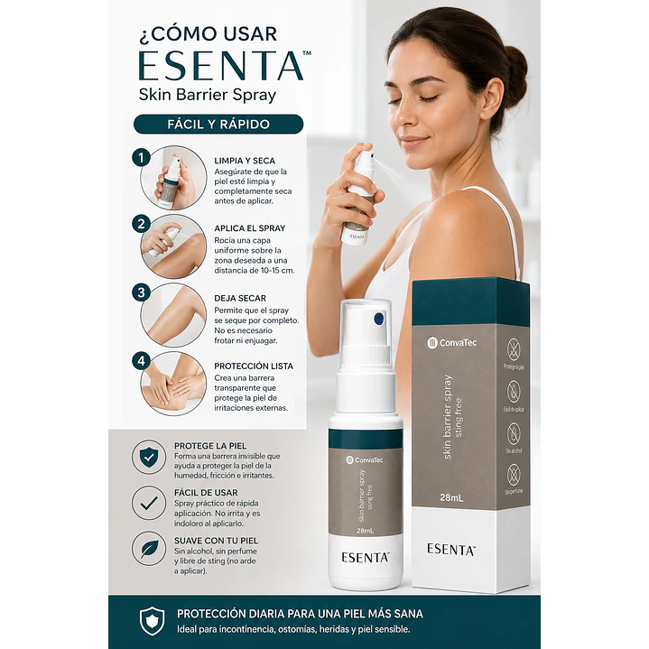 Sensi Care Esenta Protector Piel Ostomia Convatec 28ml 4