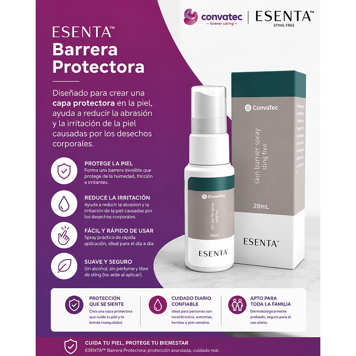 Sensi Care Esenta Protector Piel Ostomia Convatec 28ml 5