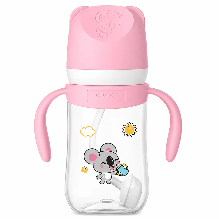 Mamadera Anticólicos Aiwibi Tritan Rosado 270 ml  2